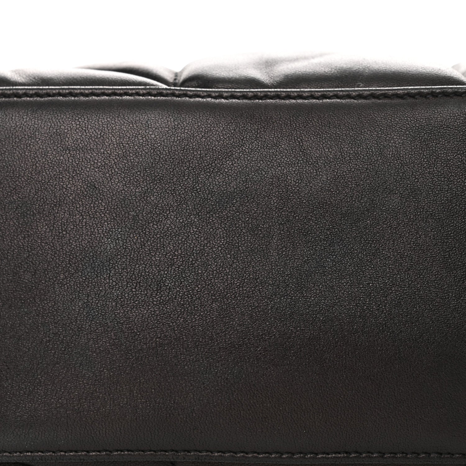 Saint Laurent Lambskin Quilted Monogram Monochrome Medium Loulou Puffer Chain Satchel Black 15 of 17