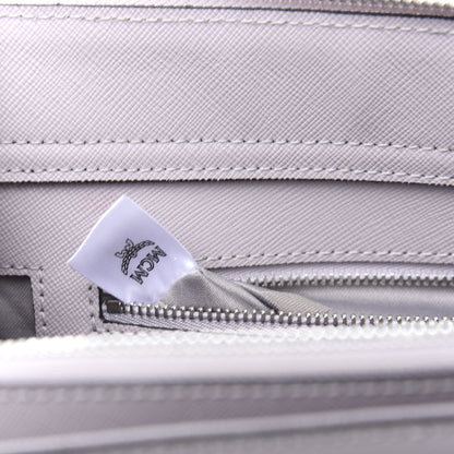 MCM Saffiano Medium Nuovo Tote Gull Gray 8 of 12