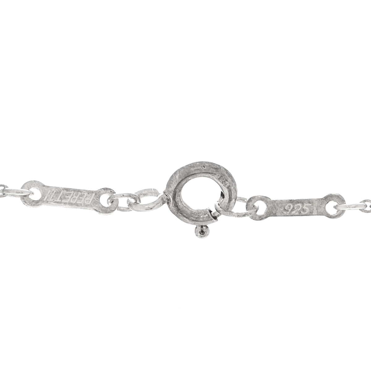 Tiffany Sterling Silver 12mm Elsa Peretti Eternal Circle Pendant Necklace 4 of 5