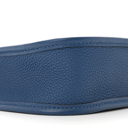 Hermes Taurillon Clemence Zigzag Evelyne TPM Bleu Saphir Bleu Zellige Indigo Black 9 of 11