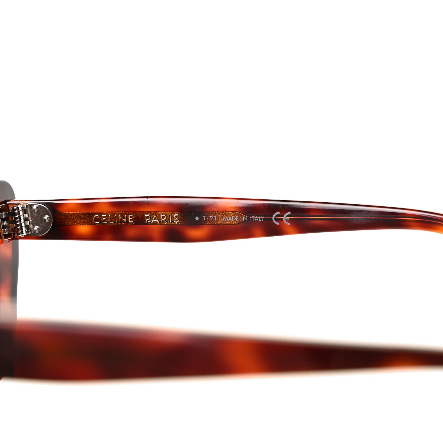 Celine Acetate Cat Eye Sunglasses CL40187I Tortoise 6 of 7