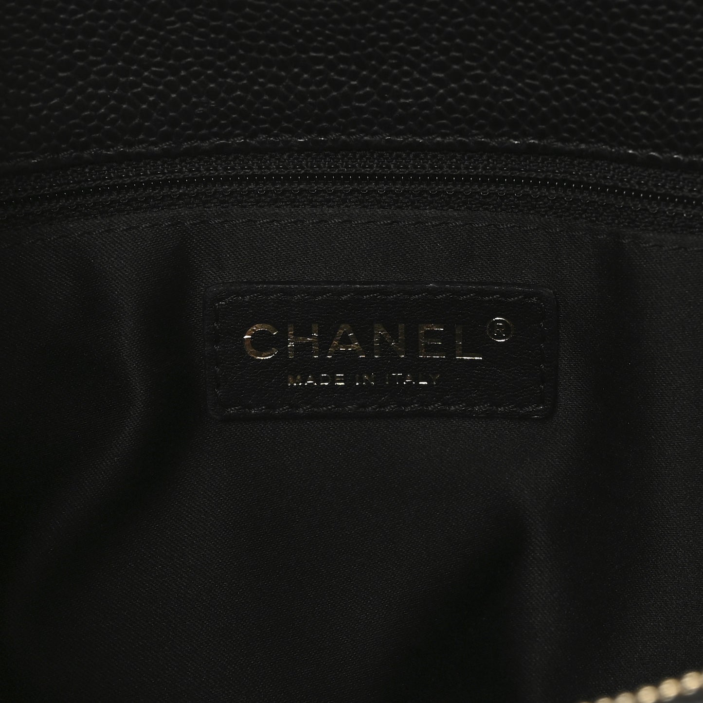 Caviar Quilted Grand Shopping Tote GST Black