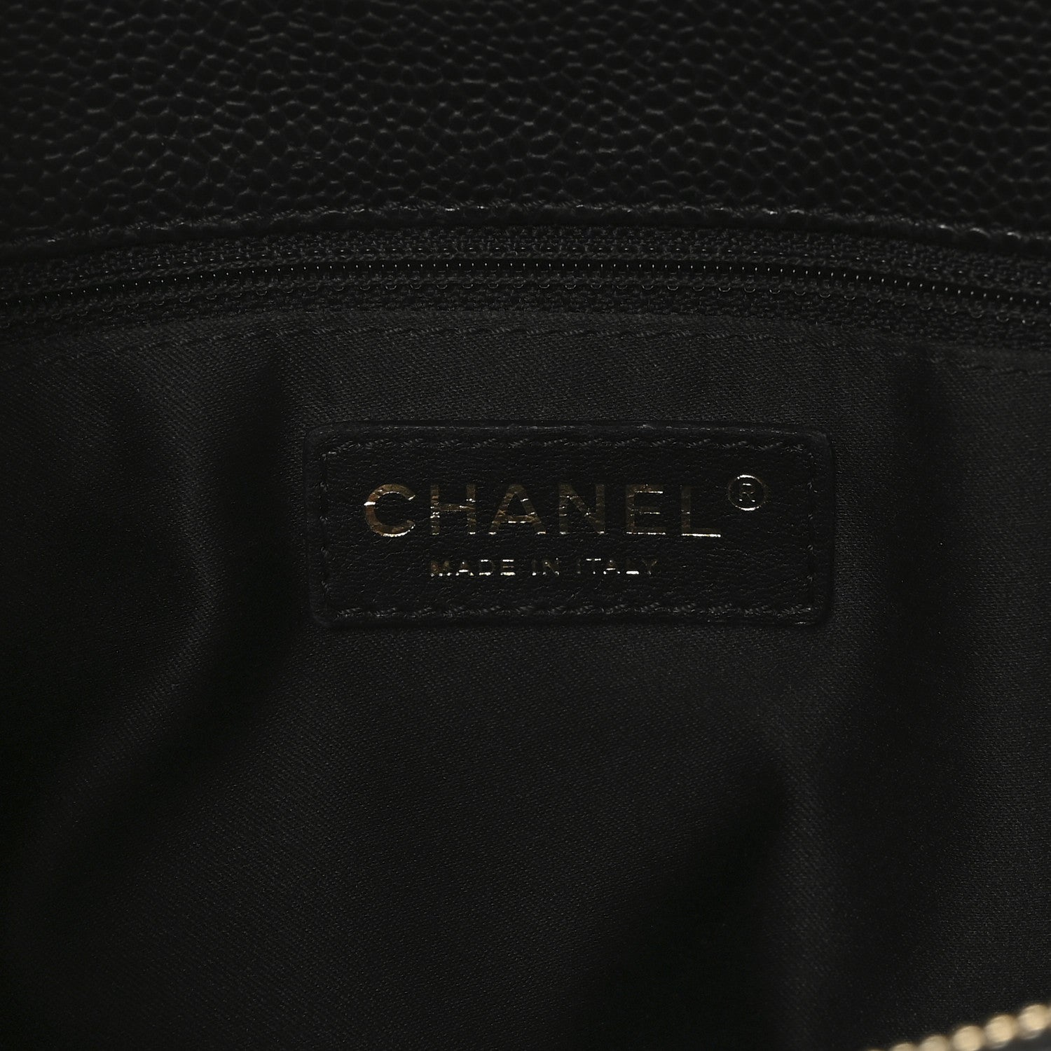 Chanel Caviar Quilted Grand Shopping Tote GST Black 6 of 10