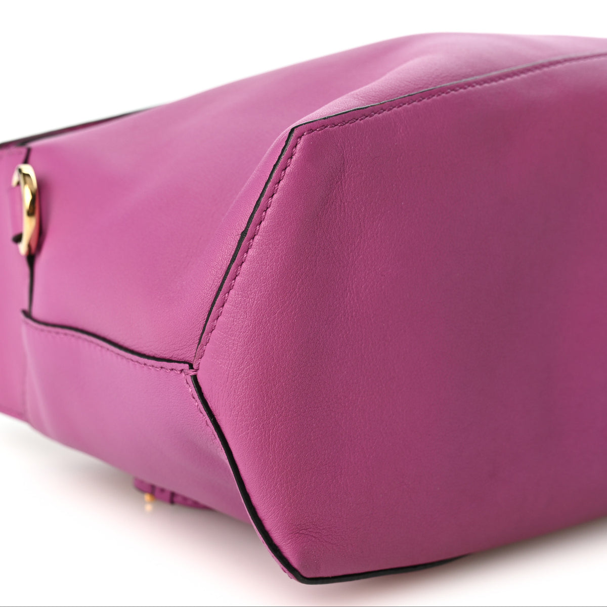 Calfskin Puzzle Hobo Bright Purple