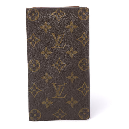 Louis Vuitton Monogram Porte Valeurs Checkbook Wallet 1 of 6