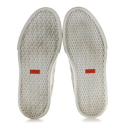 Hermes Calfskin H Canvas Keep Mule Sneakers 39.5 Prunoir White 6 of 12