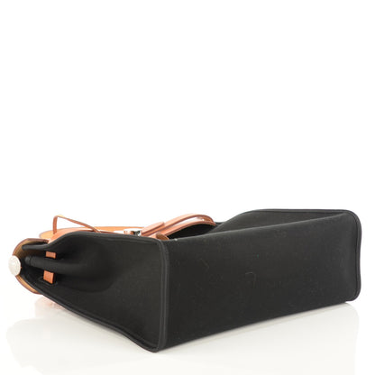 Hermes Vache Hunter Toile Herbag Zip PM 31 Black 11 of 16