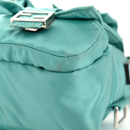 Fendi Econyl Cuoio Romano Multipocket Baguette Turquoise 12 of 13