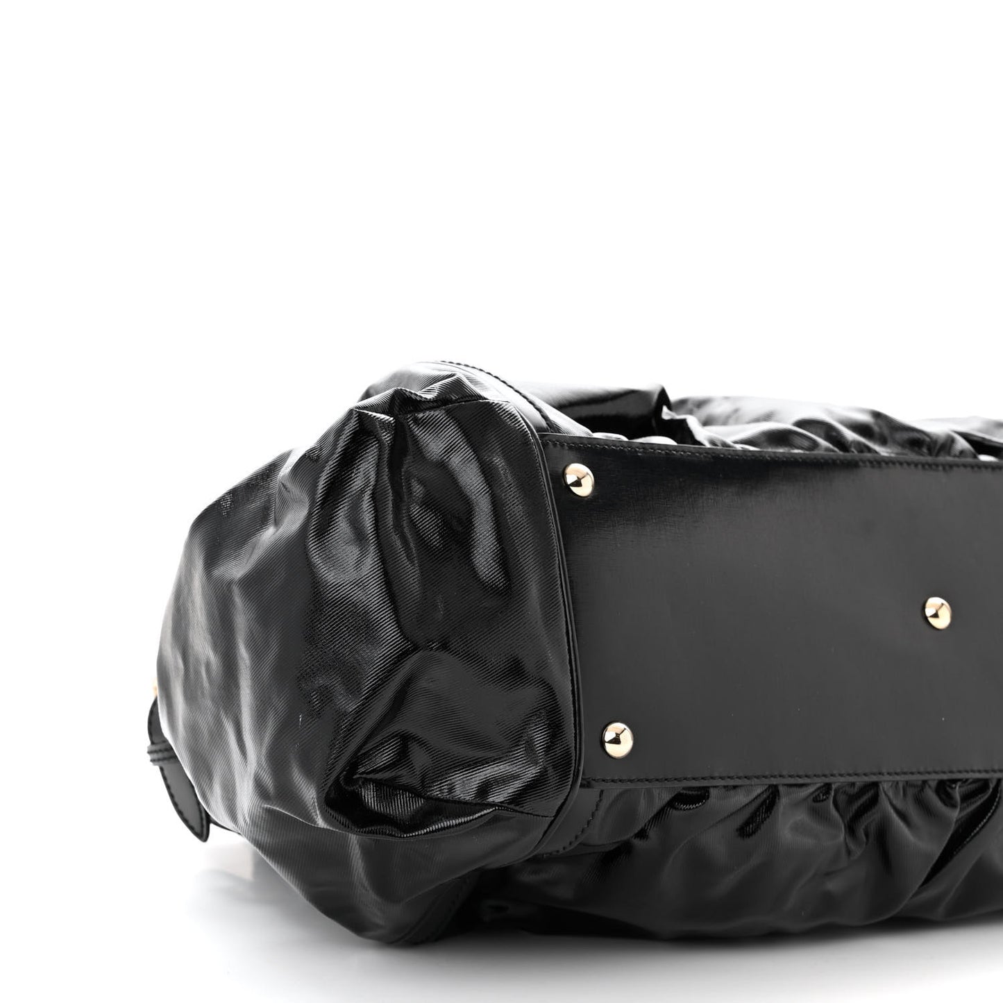 Dialux Pop Bamboo Large Top Handle Tote Black