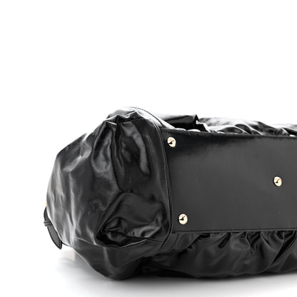 Gucci Dialux Pop Bamboo Large Top Handle Tote Black 9 of 11