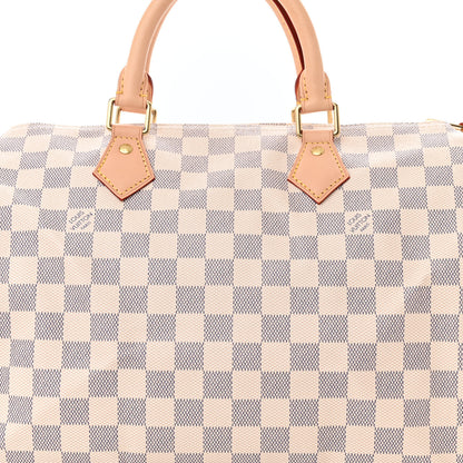 Louis Vuitton Damier Azur Speedy 30 7 of 9