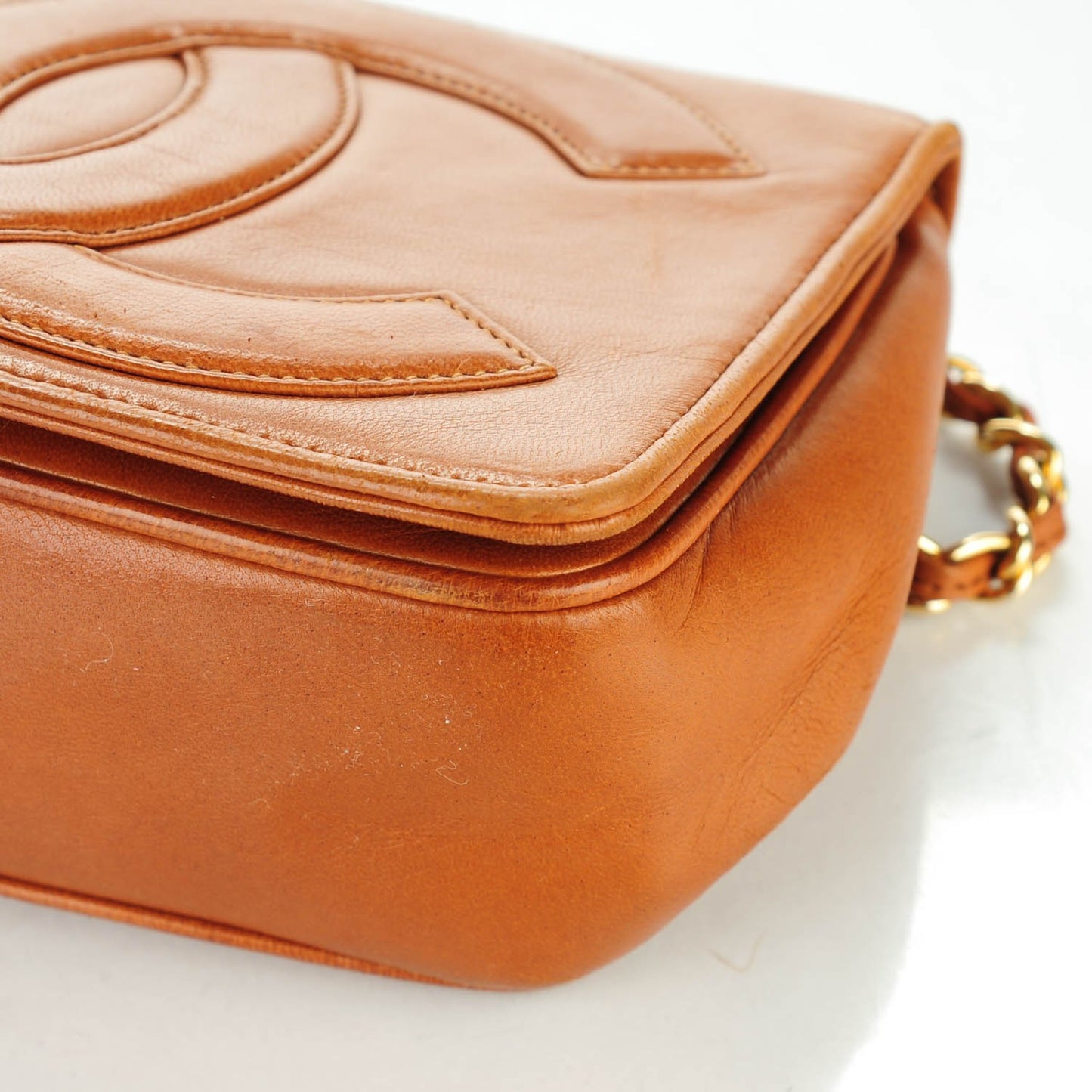 Lambskin Small CC Flap Brown