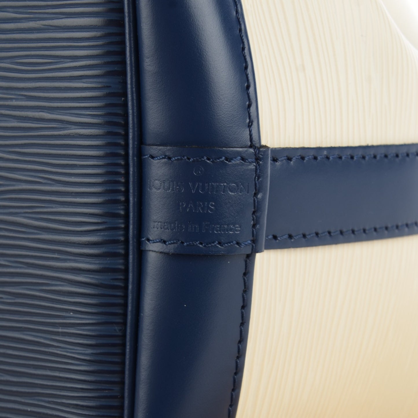 Epi Petit Bi-Color Noe Ivory Indigo