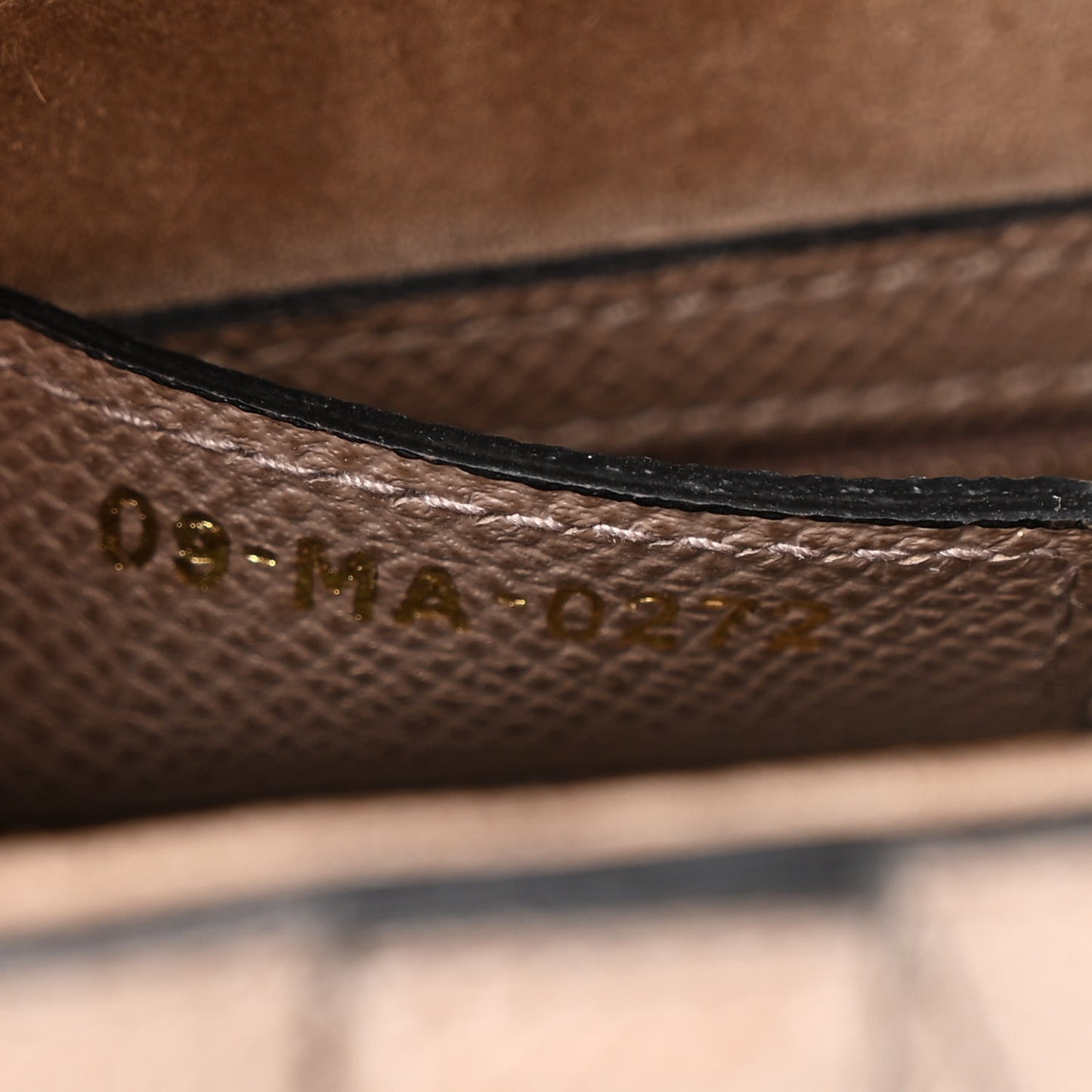 Grained Calfskin Saddle Bag With Strap Taupe