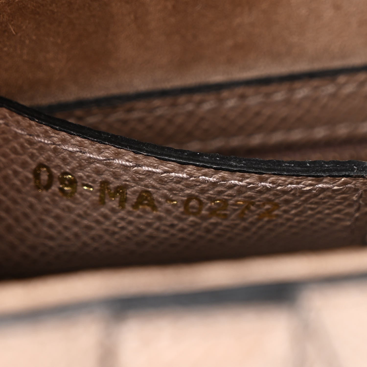 Christian Dior Grained Calfskin Saddle Bag With Strap Taupe 7 of 12