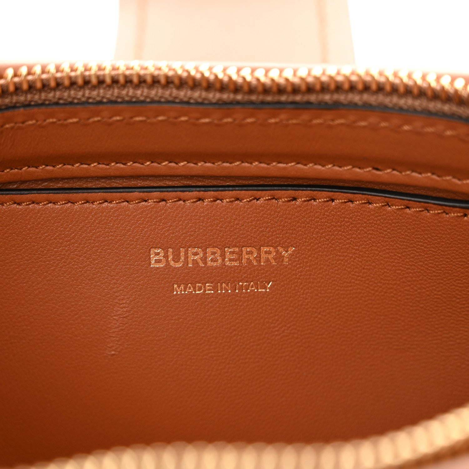 Burberry Coated Canvas Calfskin Vintage Check Buckle Bag Brown 6 of 10