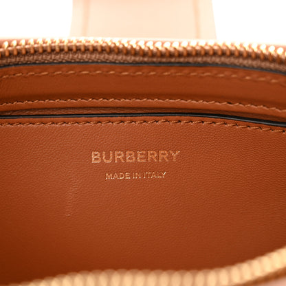 Burberry Coated Canvas Calfskin Vintage Check Buckle Bag Brown 6 of 10
