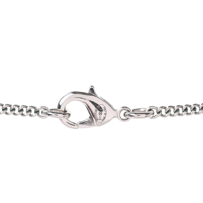 Chanel Baguette Crystal CC Pendant Necklace Silver 5 of 6