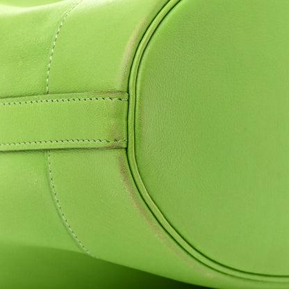 Hermes Veau Gulliver Market Drawstring Bag 28 Granny 8 of 16