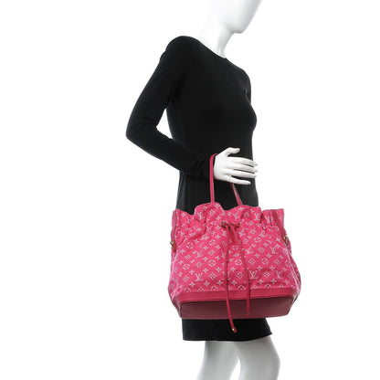 Louis Vuitton Denim Noefull MM Rose Indien 3 of 11