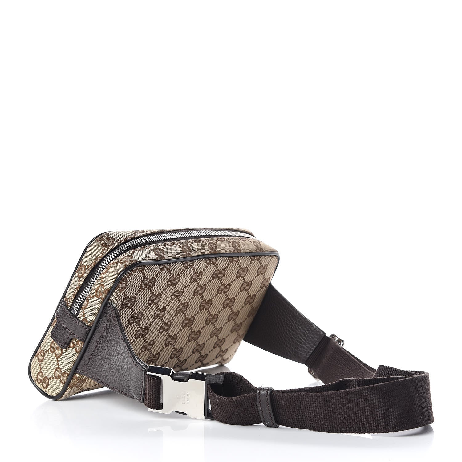 Gucci Monogram Belt Bag Dark Brown 3 of 10