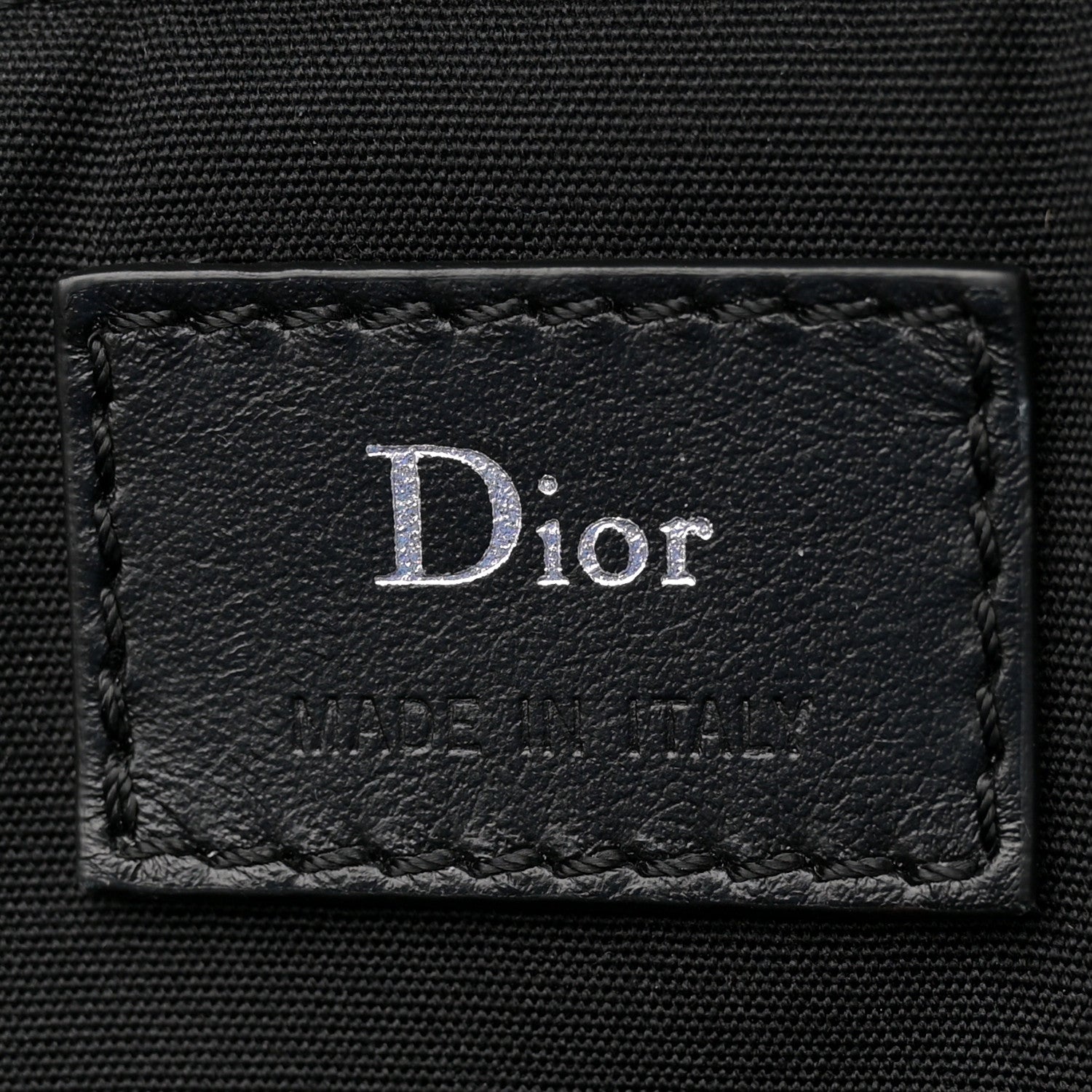 Christian Dior Oblique Rubber Rider Backpack Blue Black 6 of 14