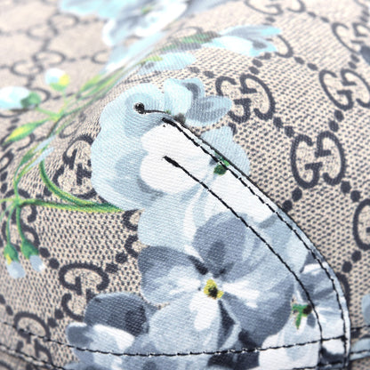 Gucci GG Supreme Monogram Blooms Medium Reversible Tote Beige Blue Navy 11 of 19