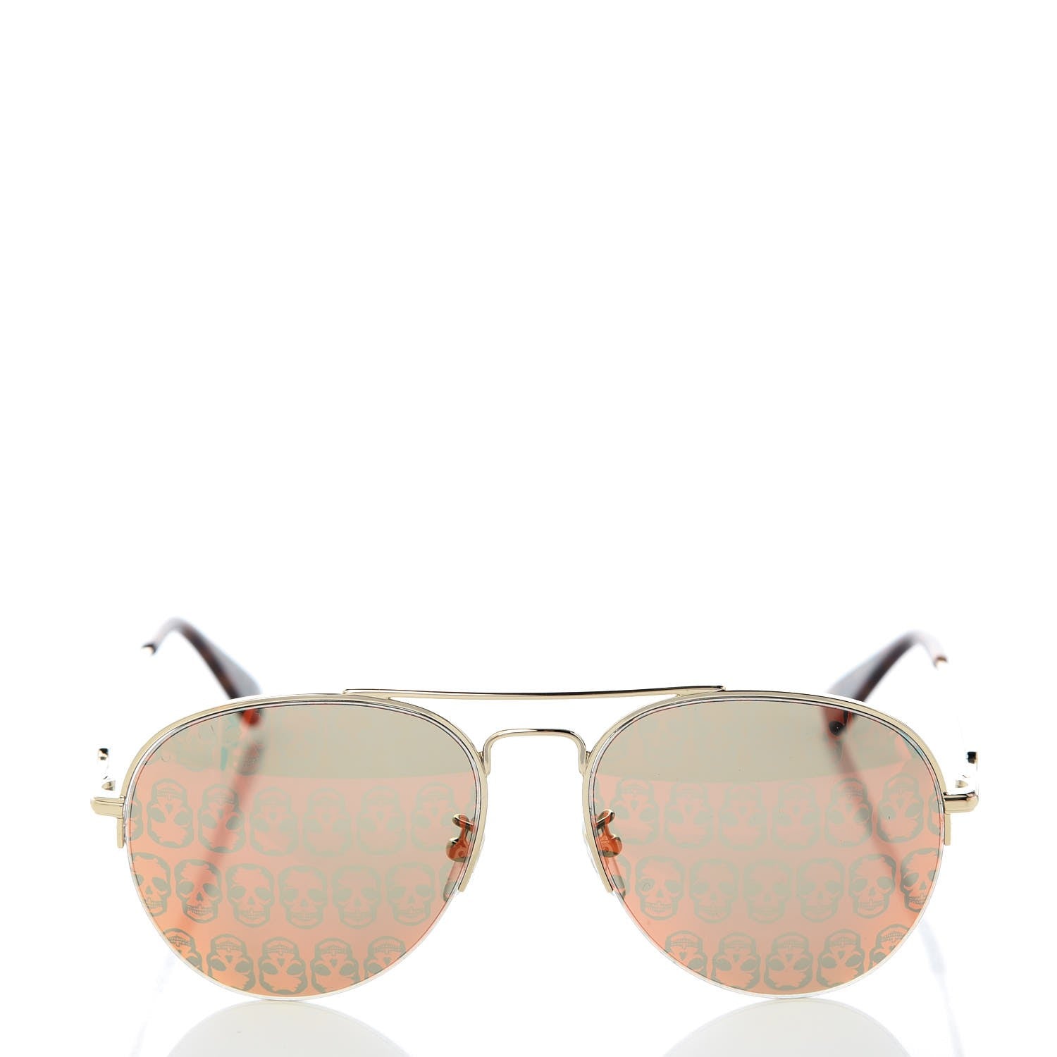 Gucci Aviator Sunglasses GG0107/S Gold Orange 2 of 8