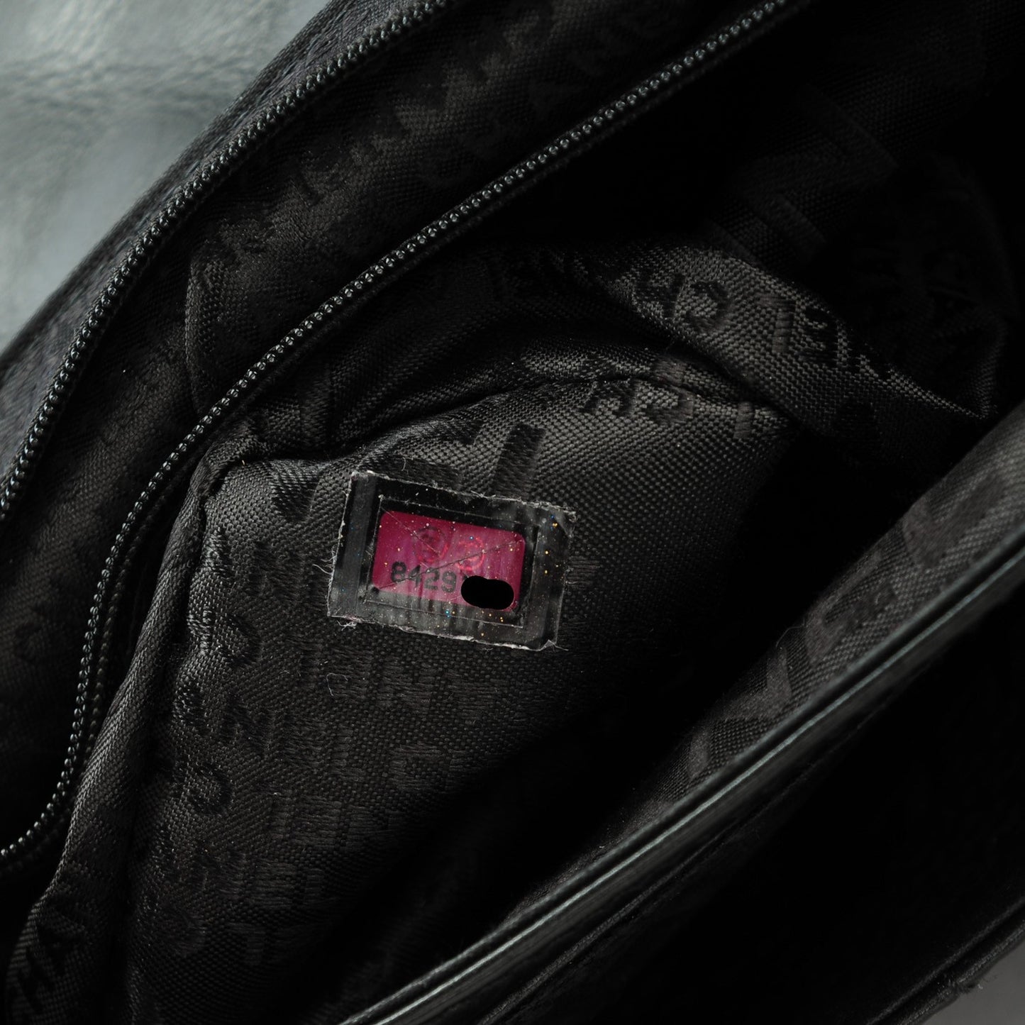 Lambskin Quilted Accordion Mademoiselle Flap Black