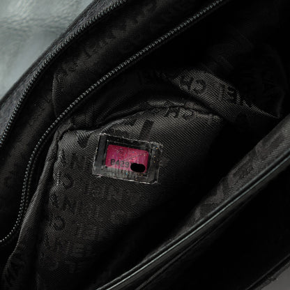 Chanel Lambskin Quilted Accordion Mademoiselle Flap Black 7 of 7