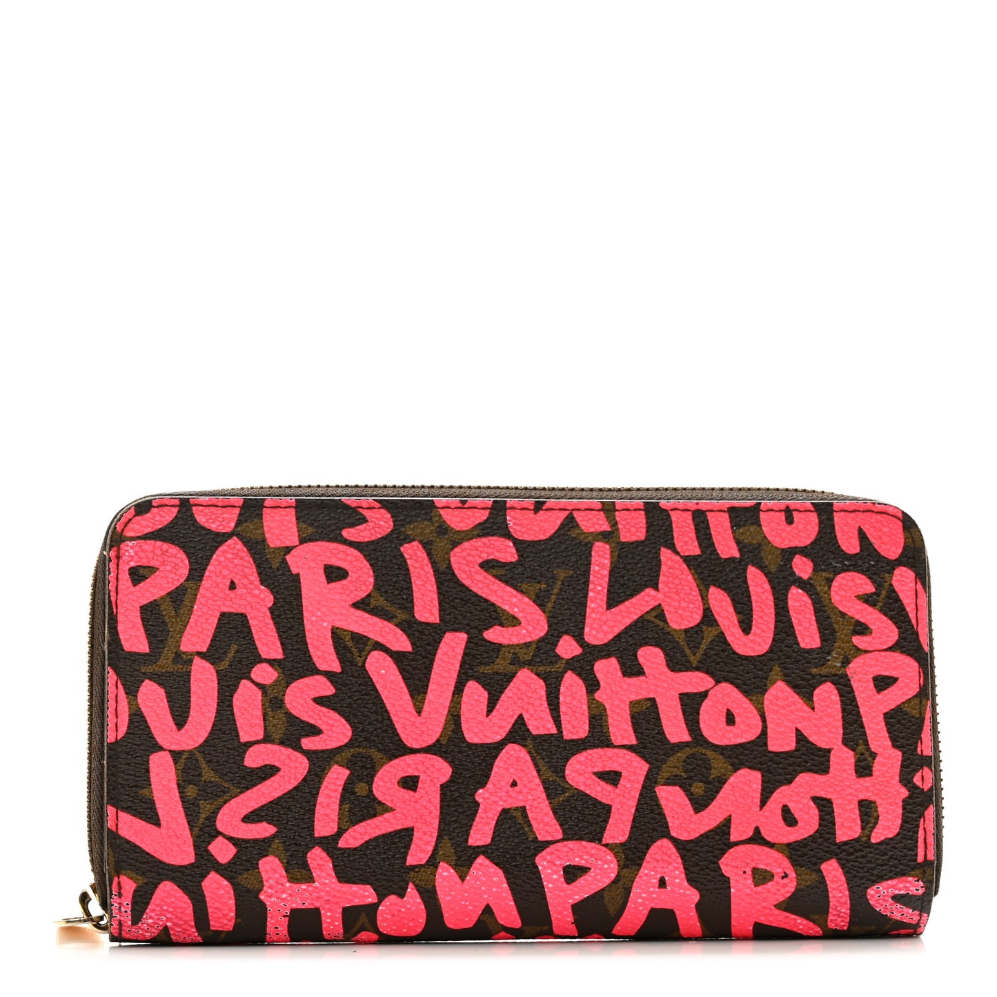 Monogram Graffiti Zippy Wallet Fuchsia