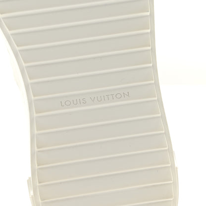 Louis Vuitton Calfskin Monogram Debossed Time Out Sneakers 40 White 7 of 10