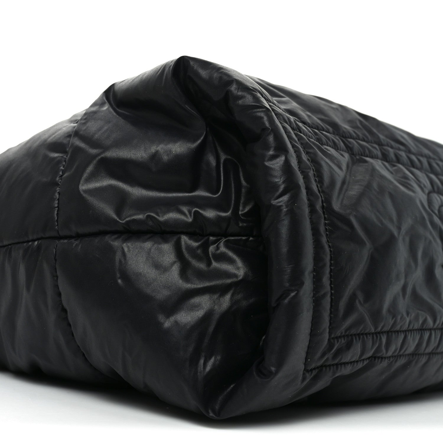 Chanel Lambskin Quilted Medium Coco Cocoon Reversible Tote Black 9 of 14