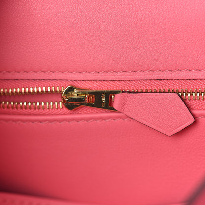 Hermes Swift Kelly Retourne 25 Rose Azalee 10 of 42