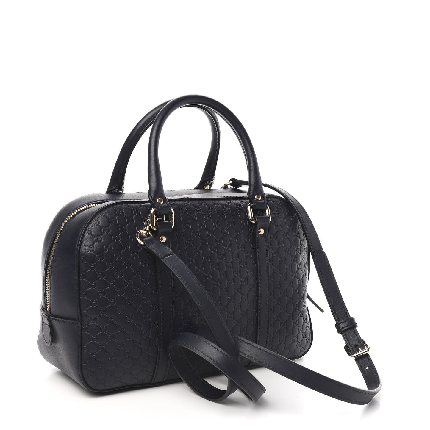 Microguccissima Medium Crossbody Bag Blue