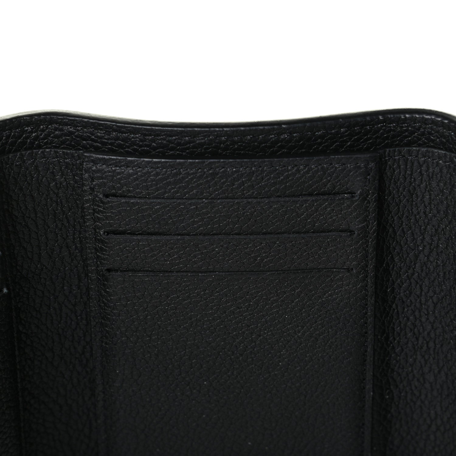 Louis Vuitton Soft Calfskin My Lockme Compact Wallet Black 8 of 8
