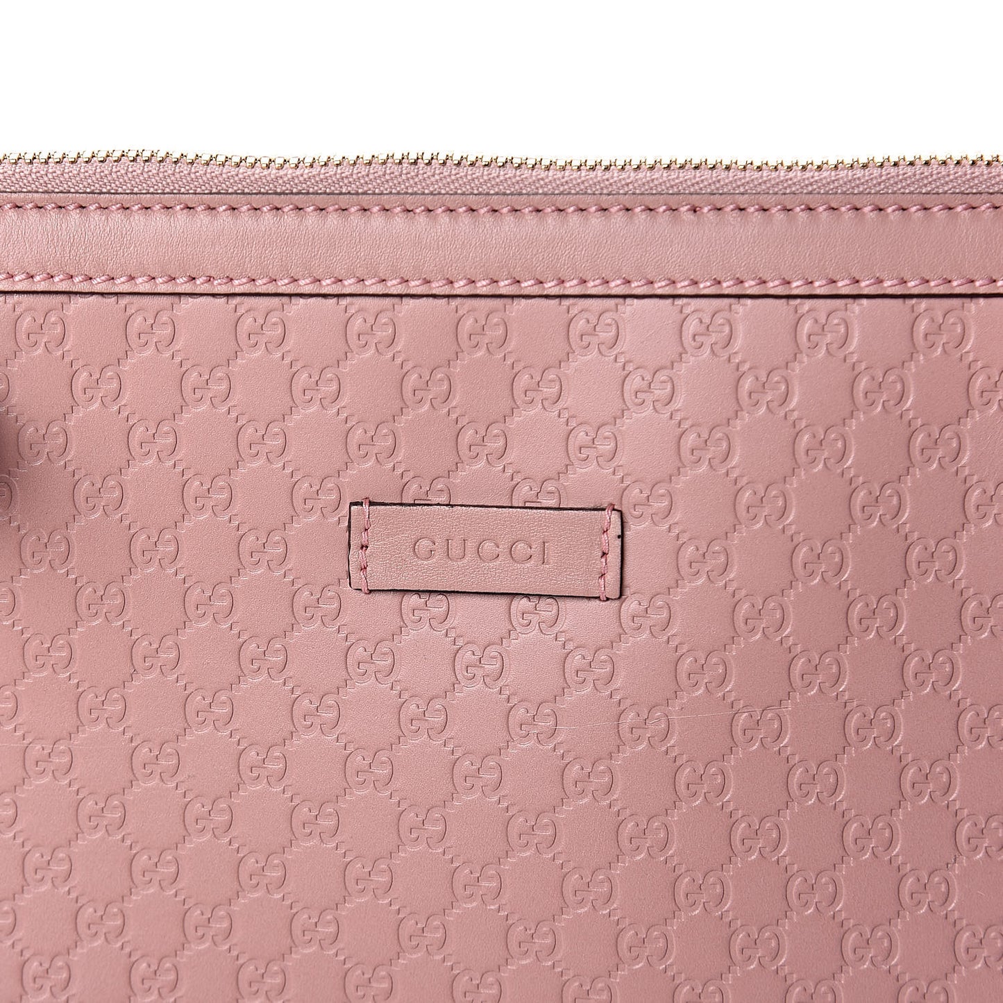 Soft Microguccissima Medium Zippered Satchel Soft Pink