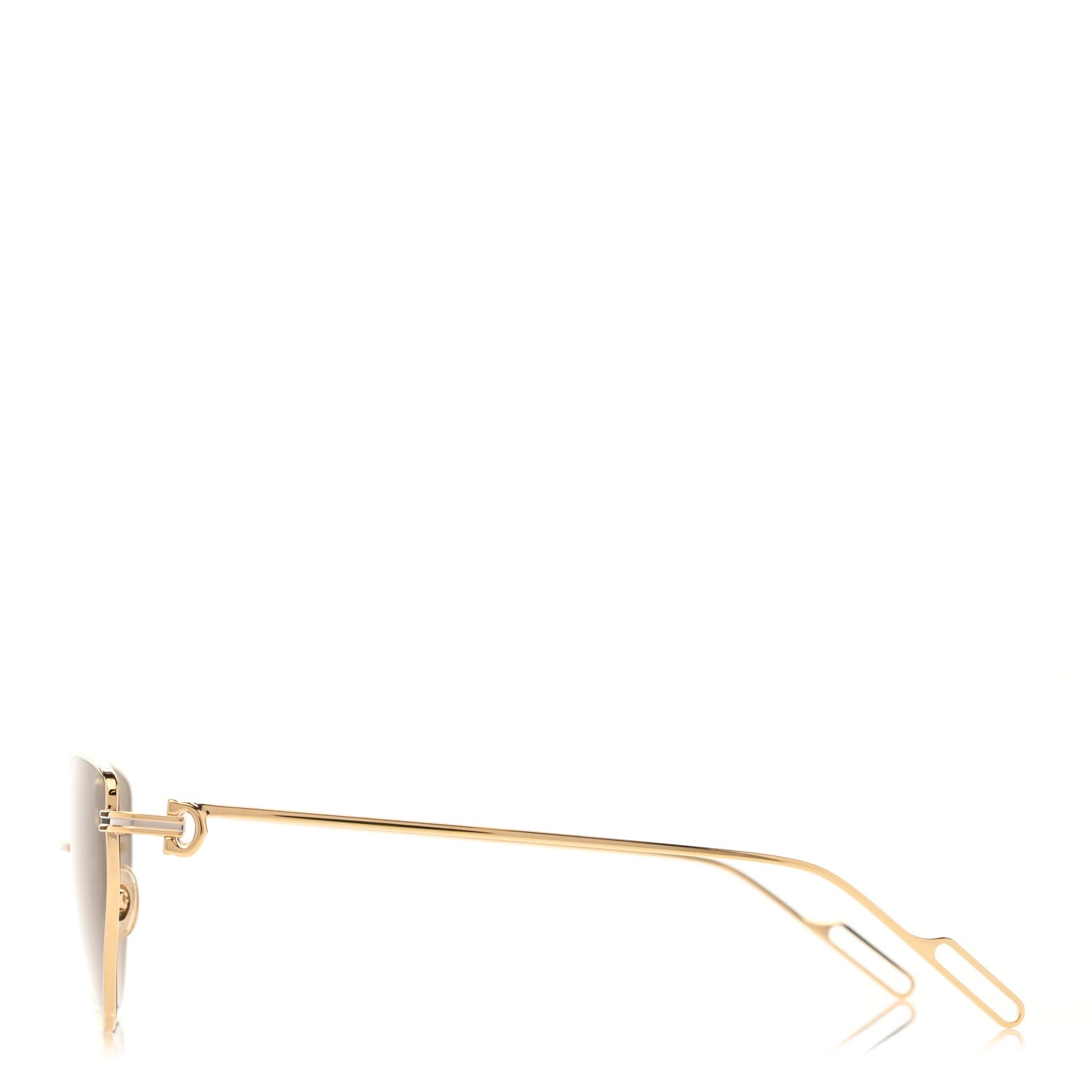 Cartier Cat Eye Sunglasses Gold 3 of 8