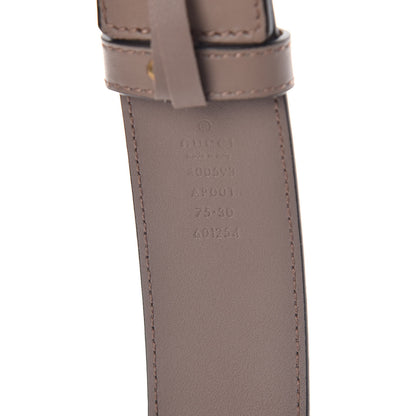 Gucci Calfskin Double G 40mm Belt 75 30 Porcelain Rose 6 of 6