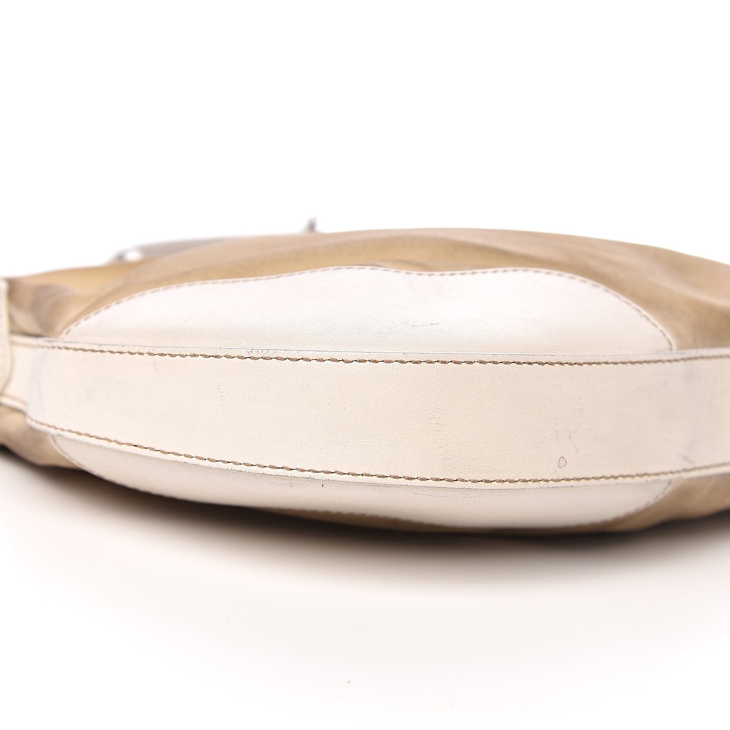 Canvas Calfskin Chain Hobo Cera
