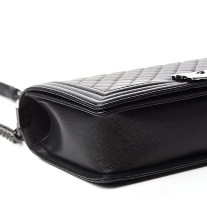 Chanel Caviar Quilted New Medium Boy Flap So Black 6 of 11