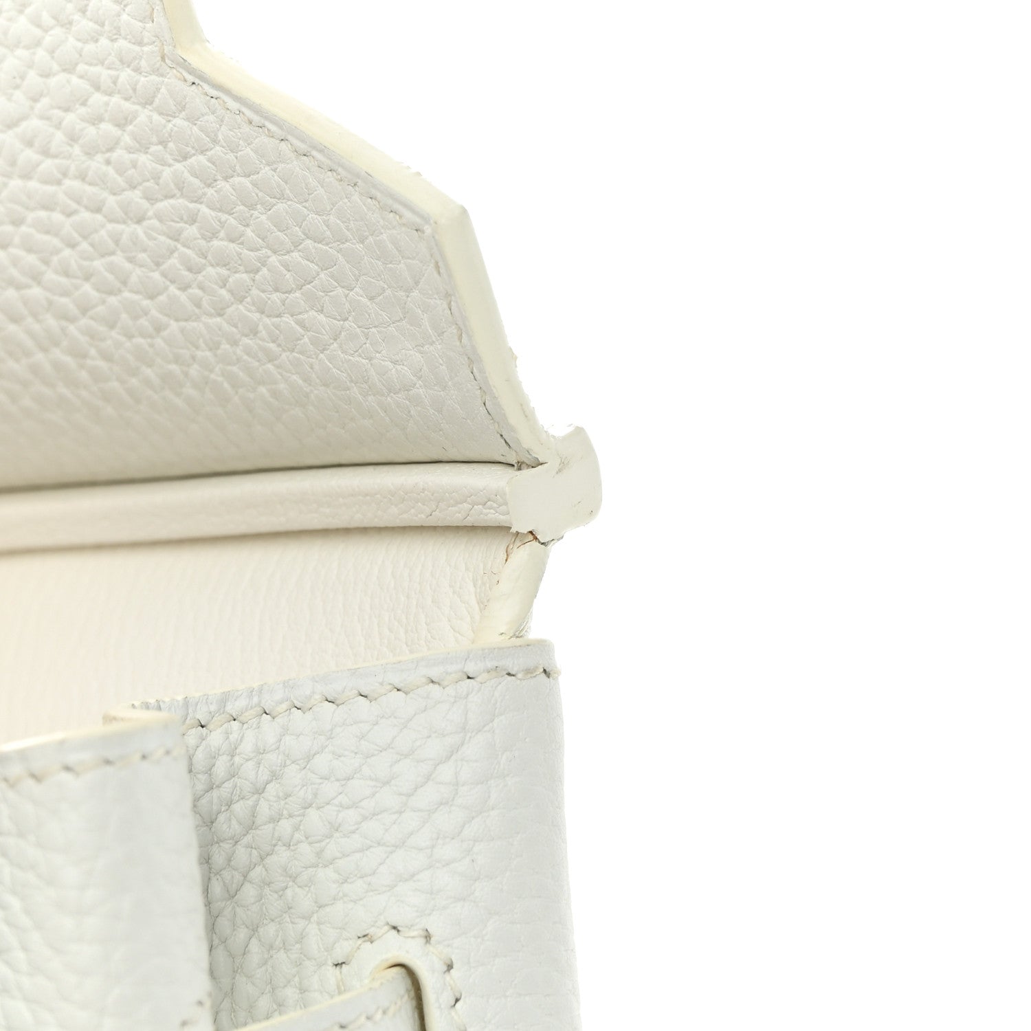 Hermes Taurillon Clemence Birkin 35 White 11 of 20