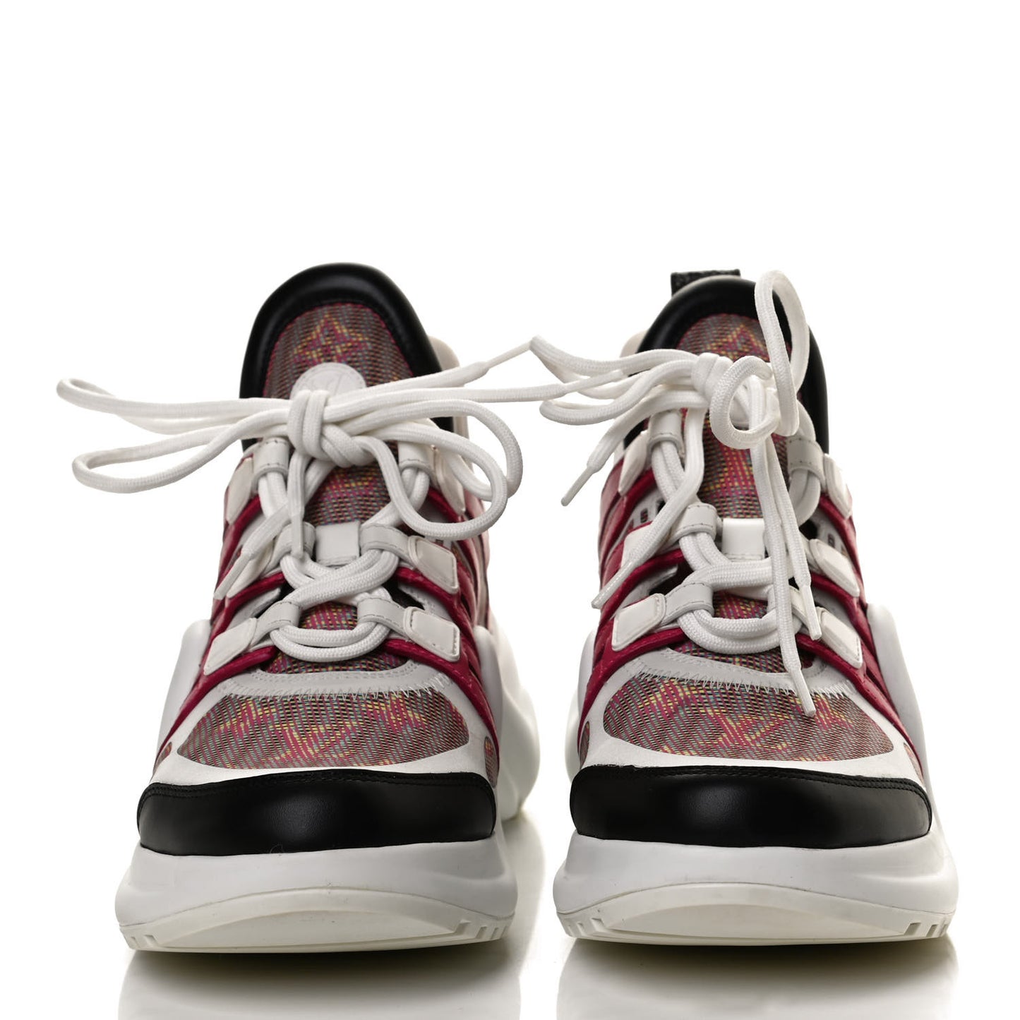 Calfskin Nylon LV Pop Archlight Sneaker 38.5 Rose