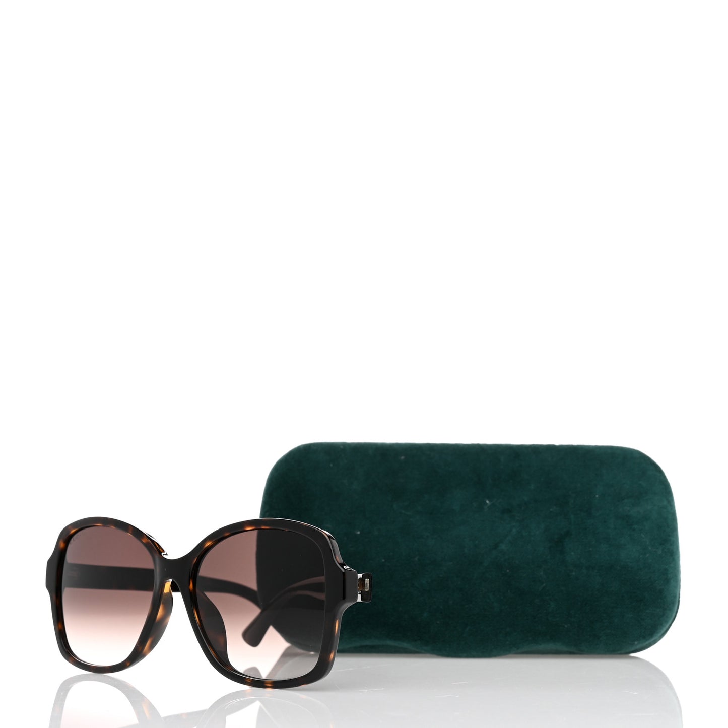 Acetate Square Sunglasses GG0765SA Havana