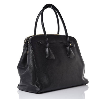 Prada Saffiano Large Double Zip Tote Black 3 of 7