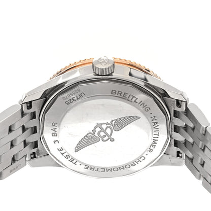 Breitling Stainless Steel 18K Rose Gold 38mm Navitimer Automatic Watch U17325 4 of 5