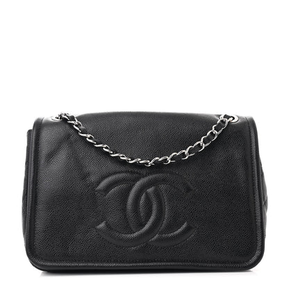 Chanel Caviar Large Timeless CC Flap Black 1 of 10
