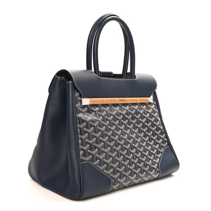 Goyard Goyardine Saigon Tote Navy 3 of 9