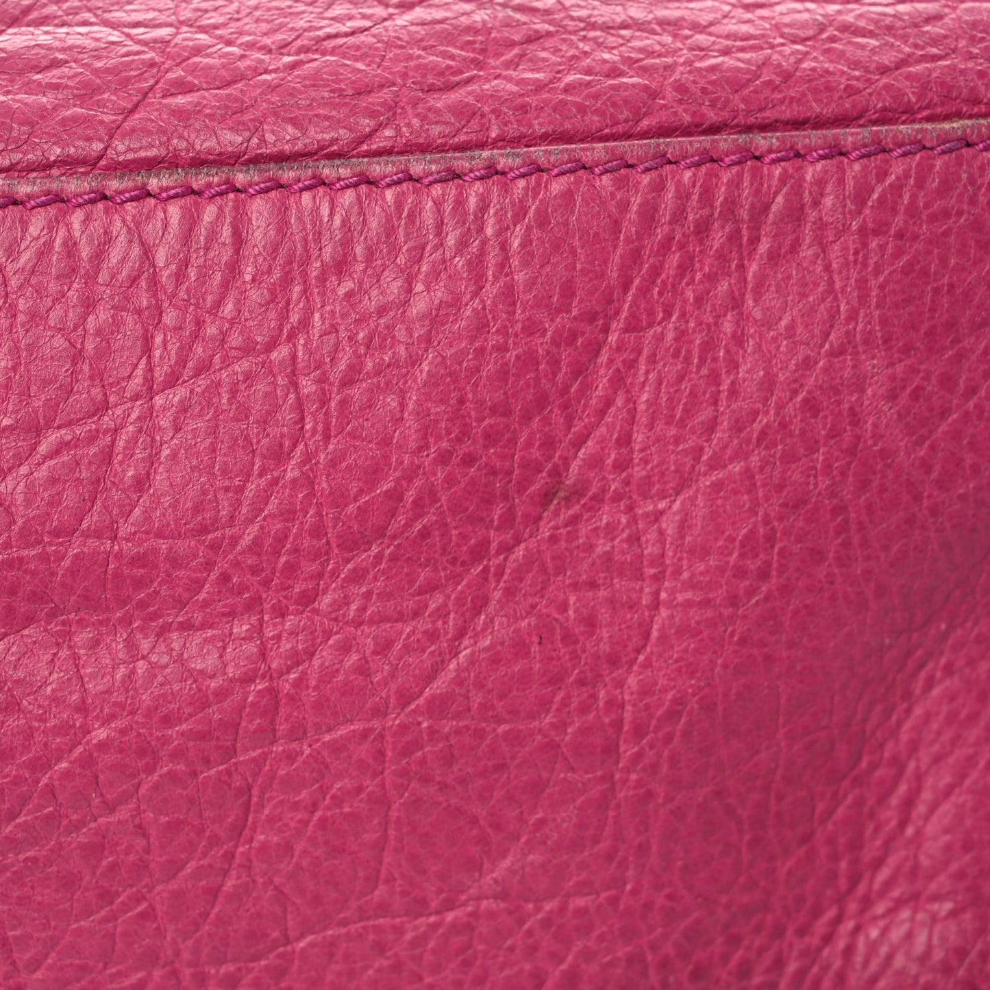 Agneau Giant 21 Silver Hardware City Cyclamen Fucsia