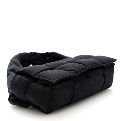 Bottega Veneta Nylon Intrecciato Padded Tech Mini Cassette Belt Bag Black 4 of 9